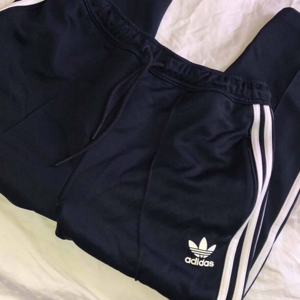 Adidas trefoil track pants